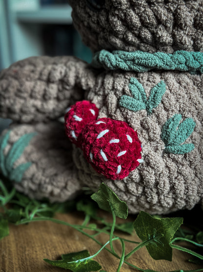 Forest Moth Cryptid Plush | Handmade Woodland Familiar