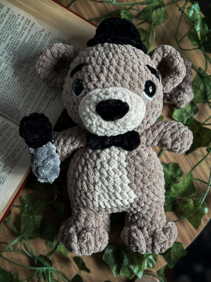 Peluche Freddy | Familier au crochet inspiré de Five Nights at Freddy's