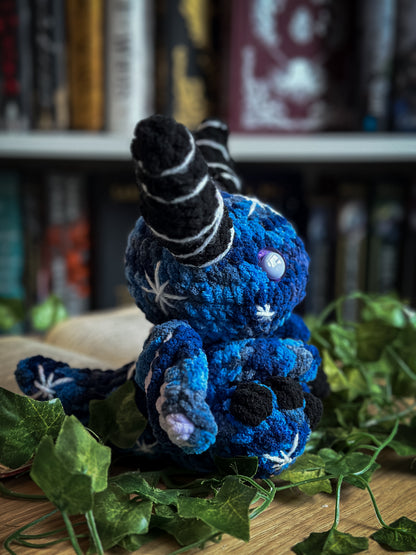 Cosmic Imp Plush | Handmade Celestial Crocheted Familiar